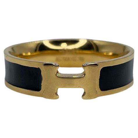 hermes ring gold and black|authentic Hermes rings.